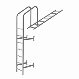 Стеновые лестницы