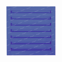 Вентиляционная решетка накладная квадратная, 400х400 